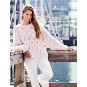 Strikkeopskrifter - dame sweater